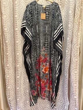 Nalini Floral Duster Maxi Kimono